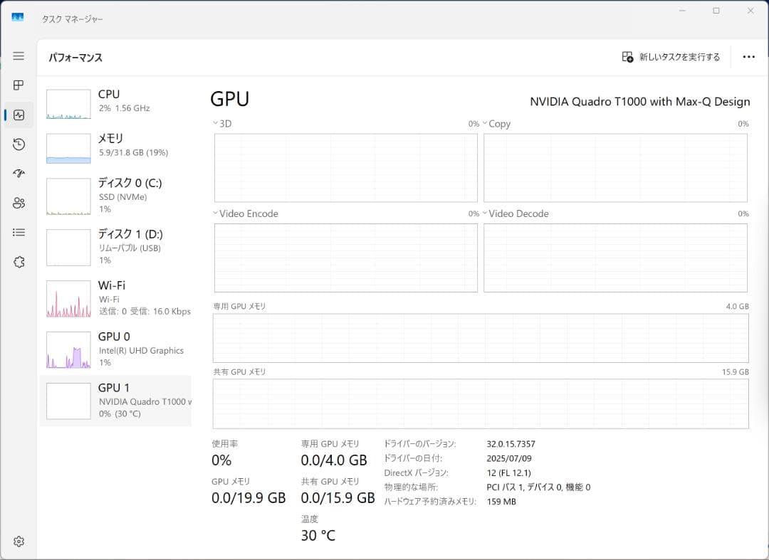 Windowsノート本体 ThinkPad P1 Gen3 i7/32G/1T/15.6/4K/GPU