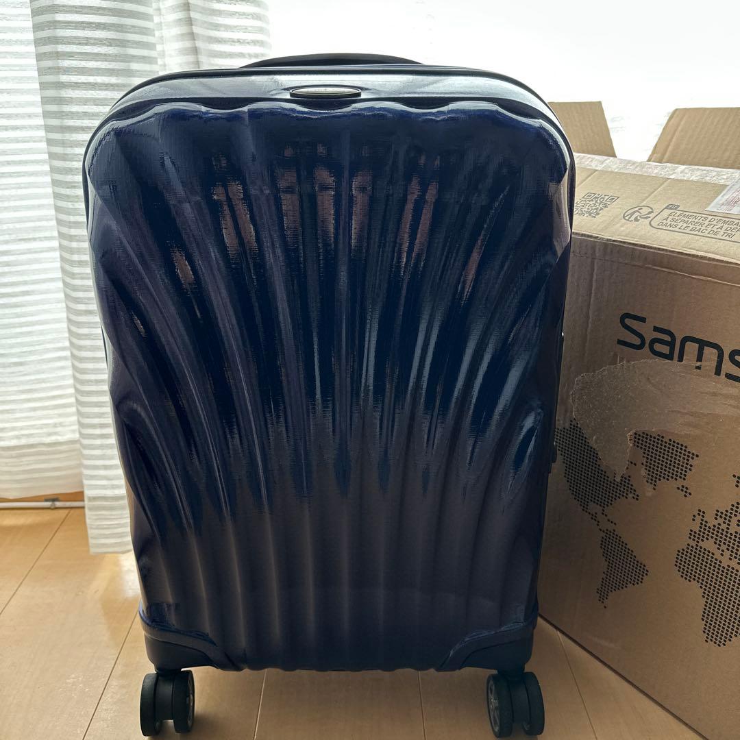 ツノ❗️サムソナイト シーライト スピナー55（機内持ち込みサイズ）Dブルー