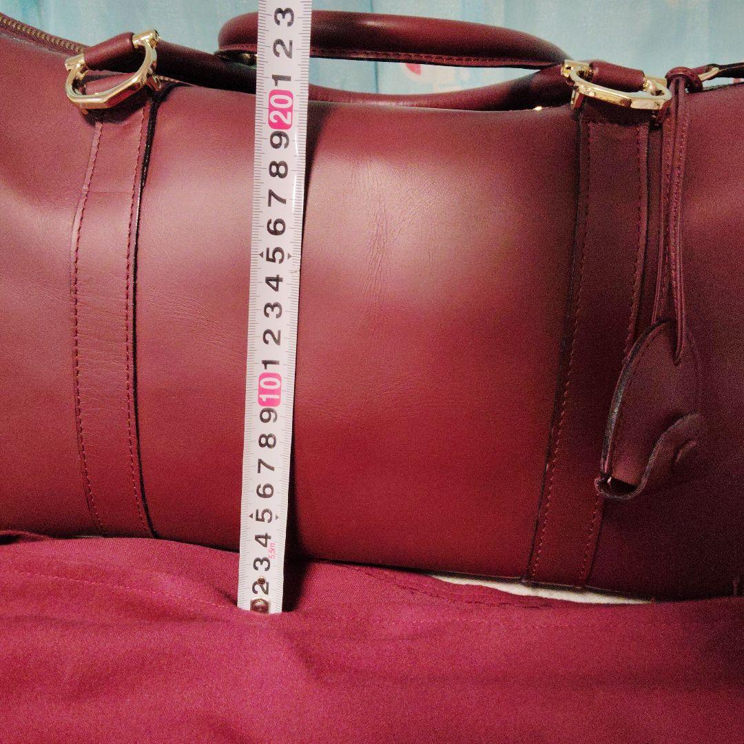 Cartier カルティエ ボストンバッグ ボルドー