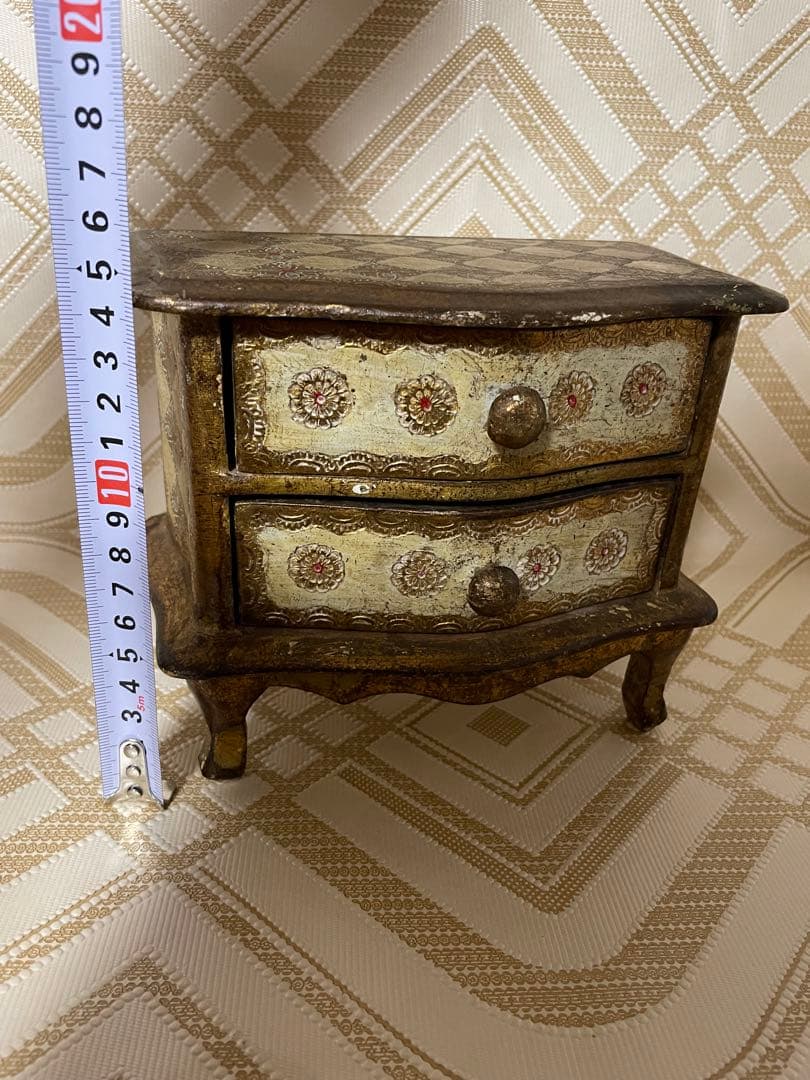 フランスアンティーク風　小物入れ　小引き出し　ブロカント