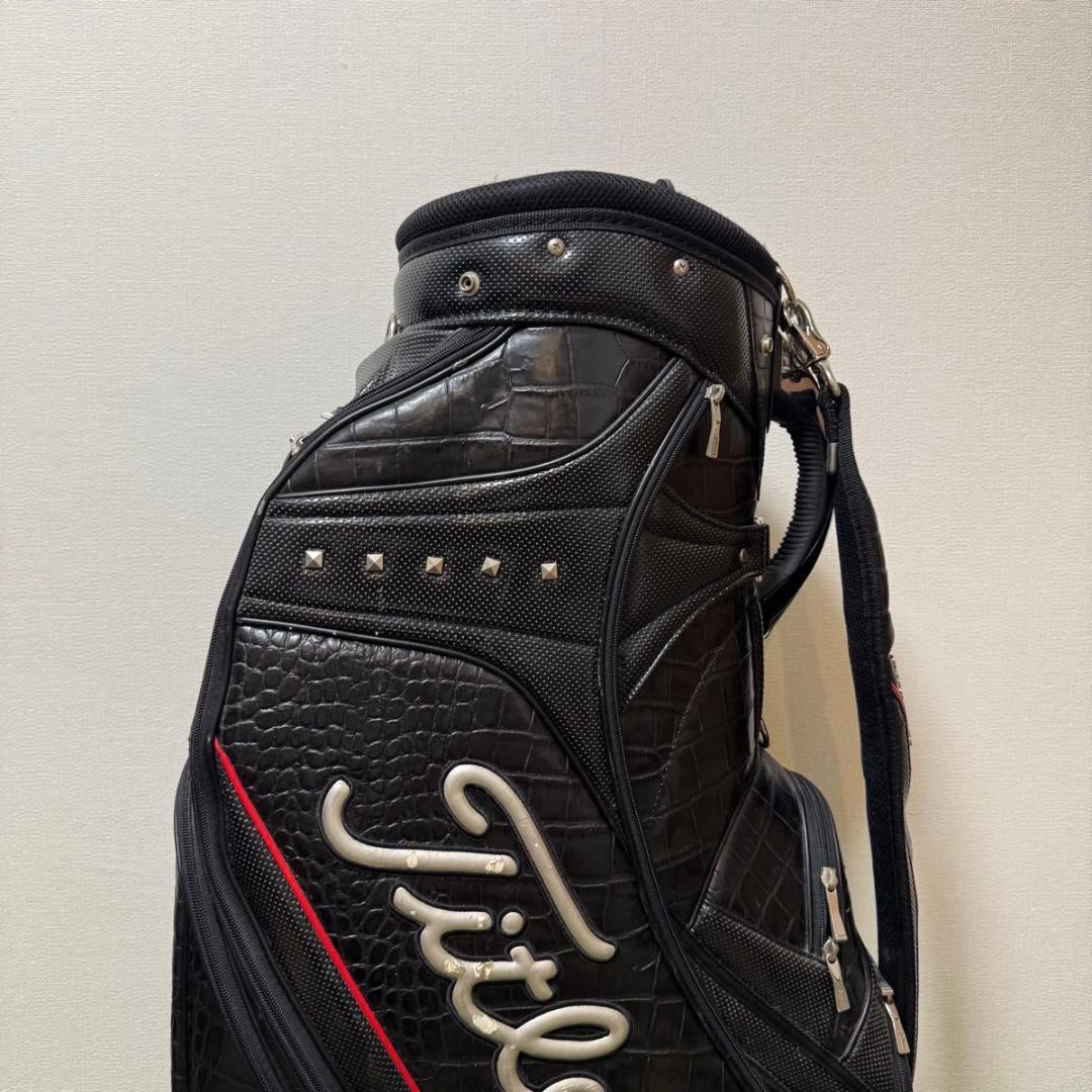 Titleist タイトリスト 限定品 キャディバッグ ゴルフバッグ 革製