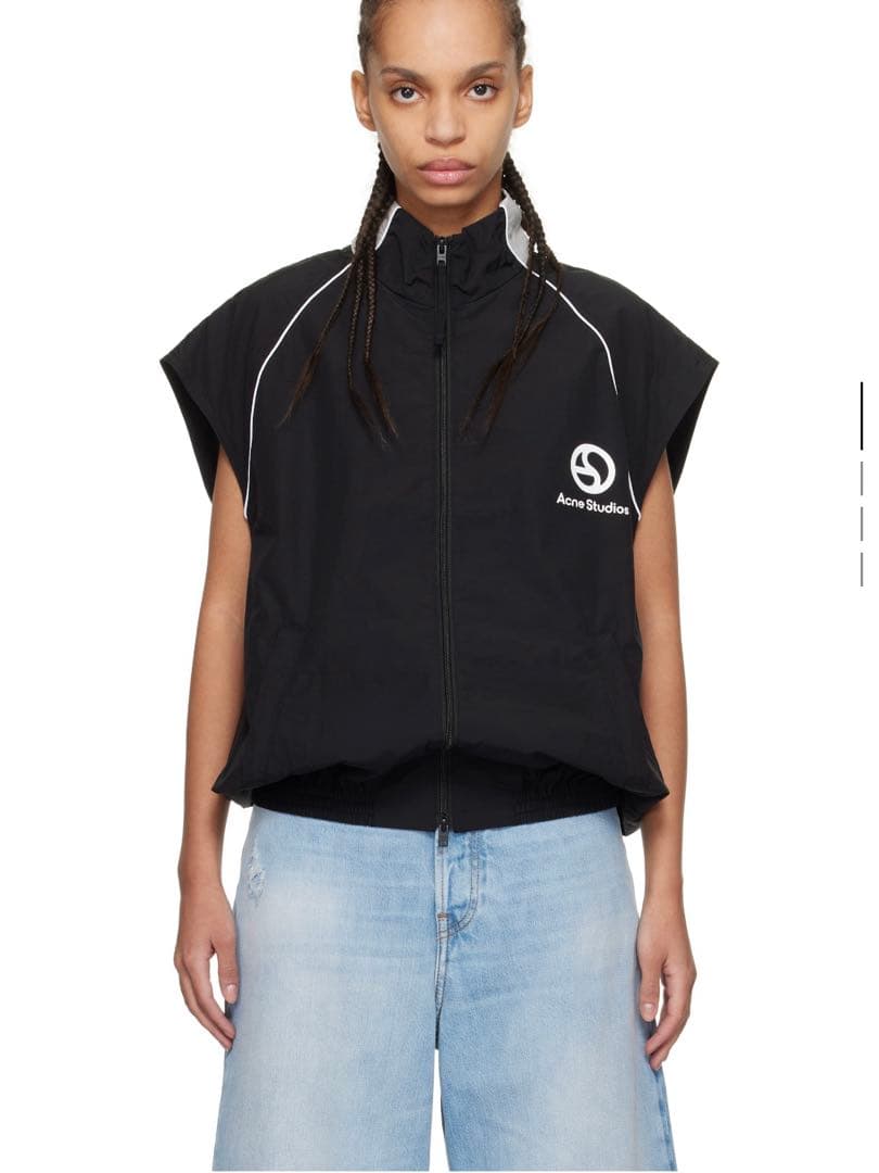【ACNE STUDIOS】ブラック Gillet ベスト