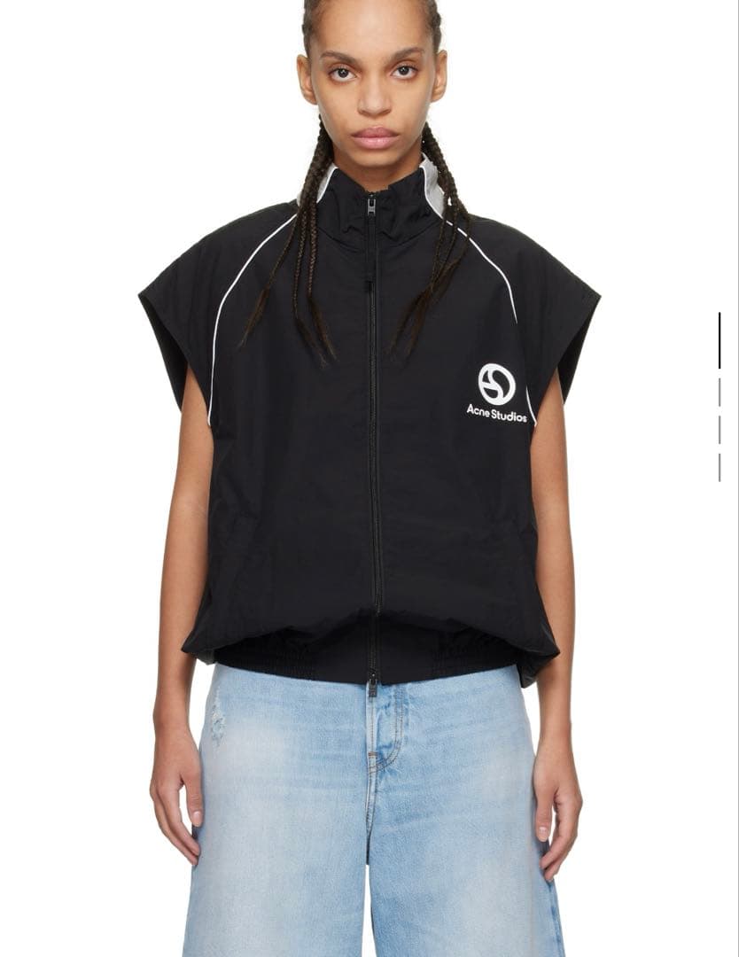【ACNE STUDIOS】ブラック Gillet ベスト