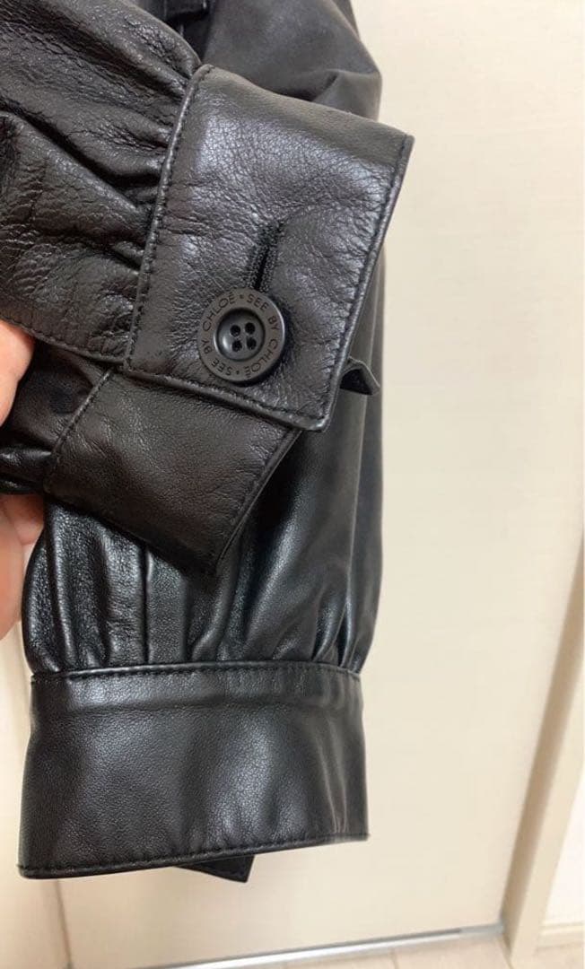 美品　シーバイクロエ　革ジャン　9号