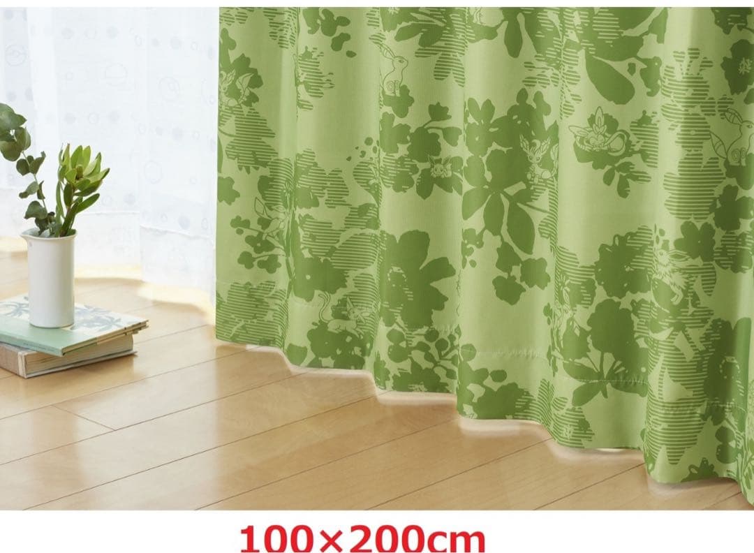 ポケモン スミノエ 遮光カーテン イーブイズ 100×200cm 2枚入り