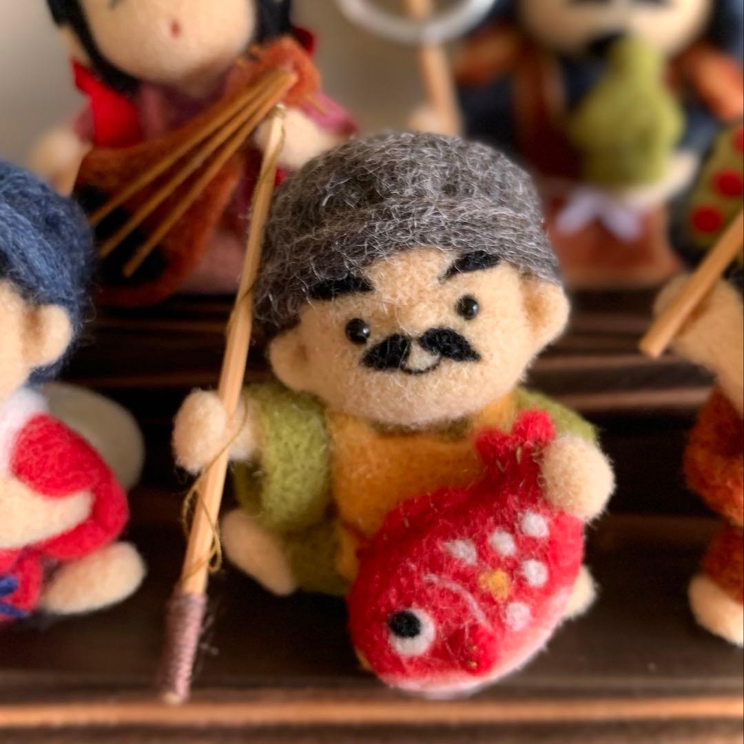 m*i様 羊毛フェルト　七福神