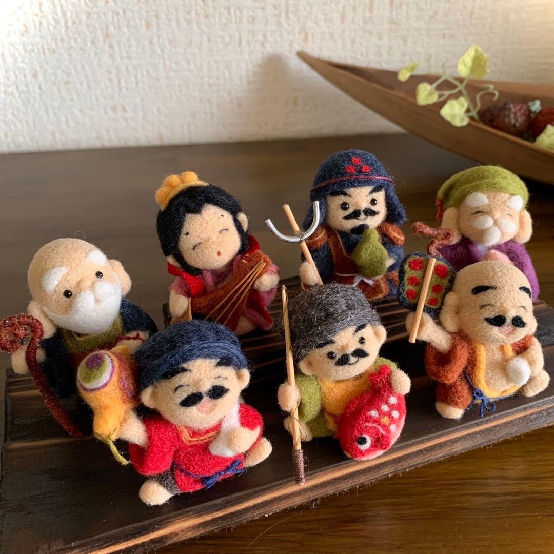 m*i様 羊毛フェルト　七福神