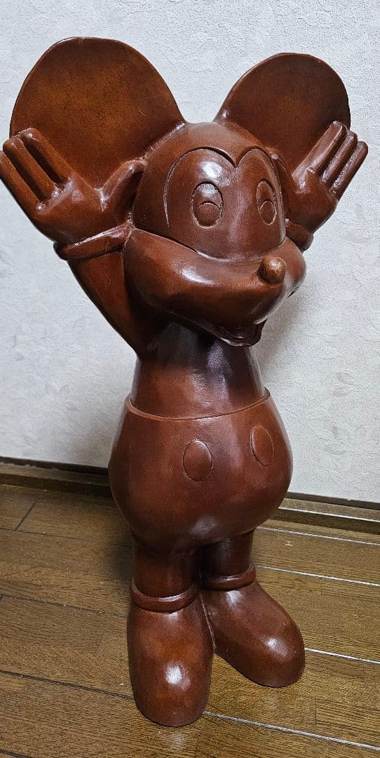 ミッキーマウス 特大　木彫り 　置物　インテリア　ミッキー　ディズニー