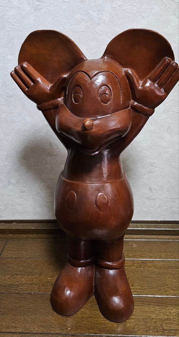 ミッキーマウス 特大　木彫り 　置物　インテリア　ミッキー　ディズニー