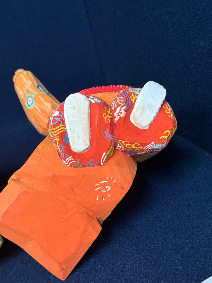 木彫 能人形 春日龍神 歌舞伎 在銘 3体 セット まとめ 奈良一刀彫