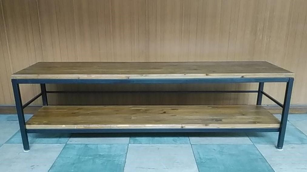 ■アイアン ビンテージ テレビボード / ローボード 引取り歓迎! 置き配要相談