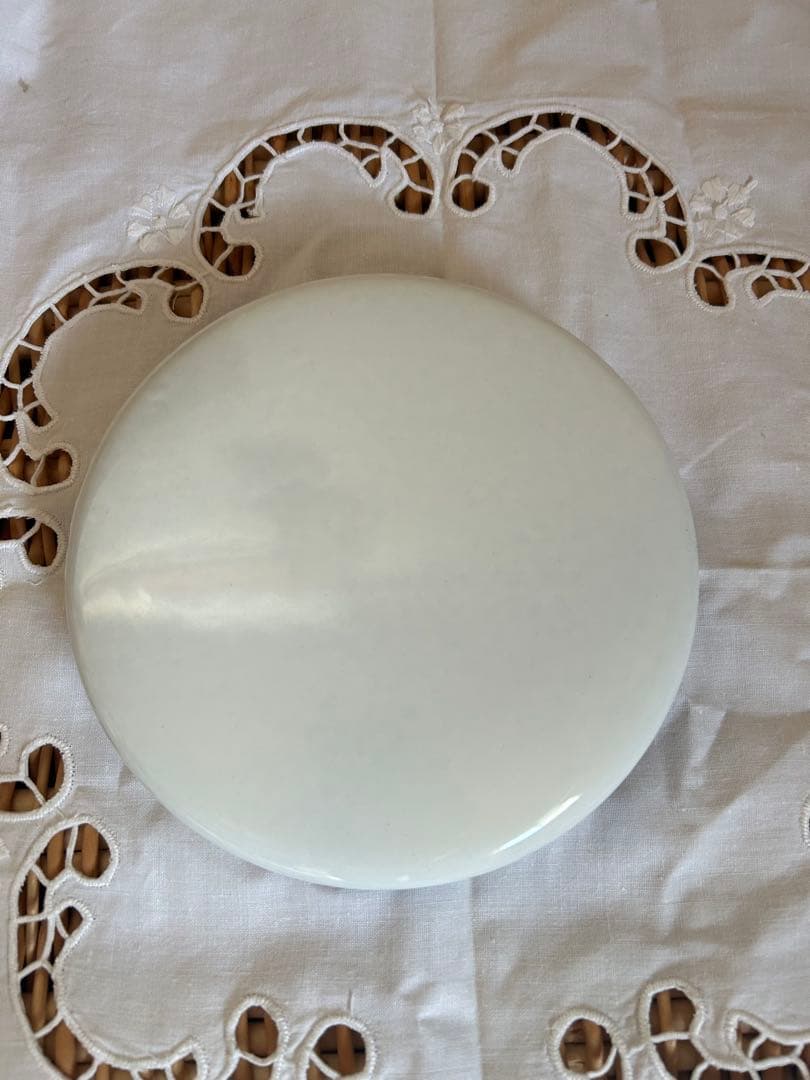 金森正起　菓子器　琺瑯　未使用品