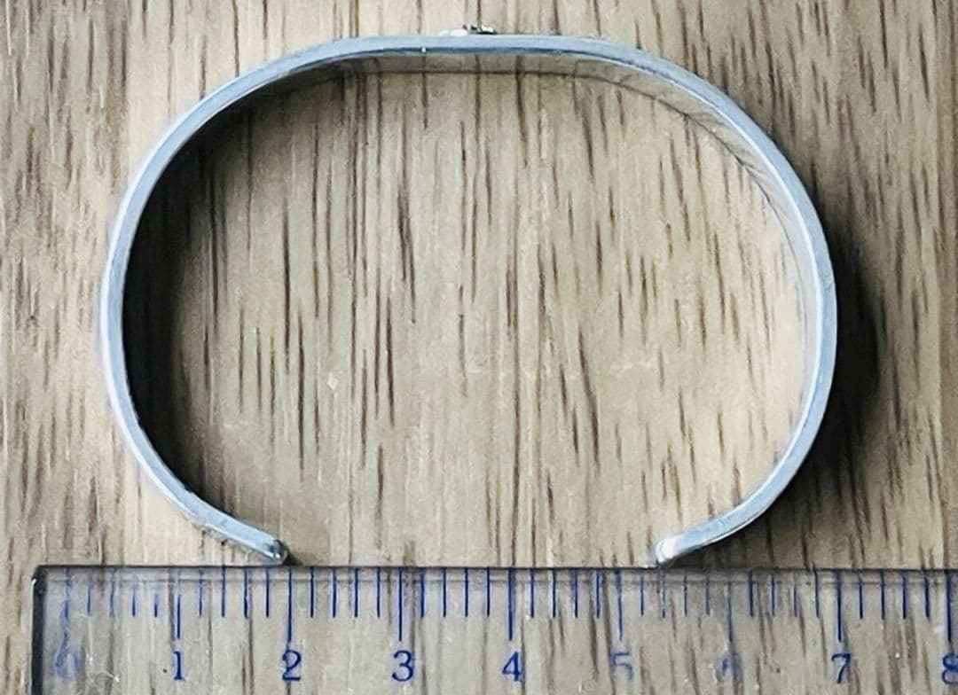 アリゾナフリーダム　太陽神　バングル　K18　平打ち