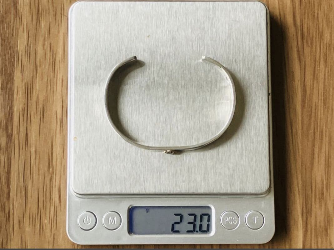 アリゾナフリーダム　太陽神　バングル　K18　平打ち