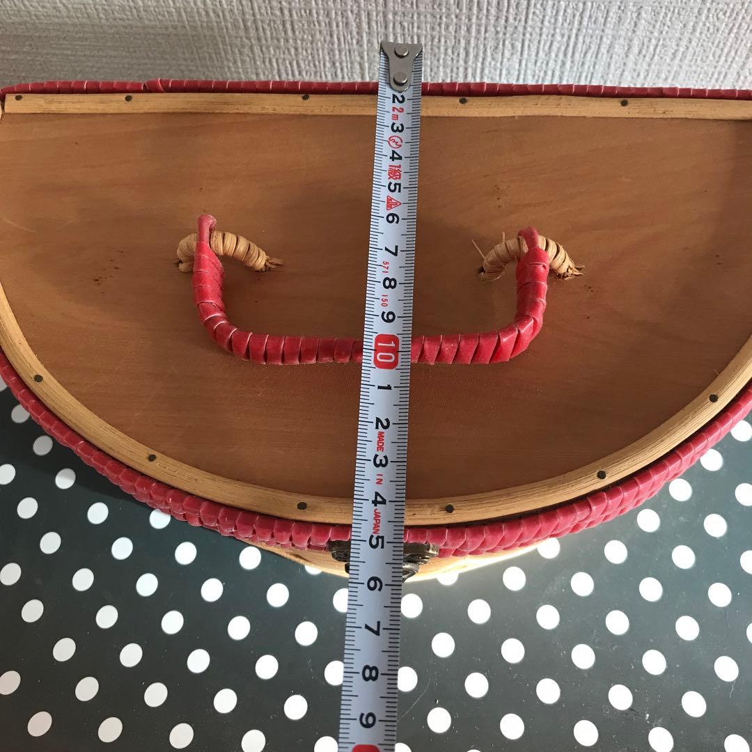 アンティーク　バスケット　かご　大小2個セット