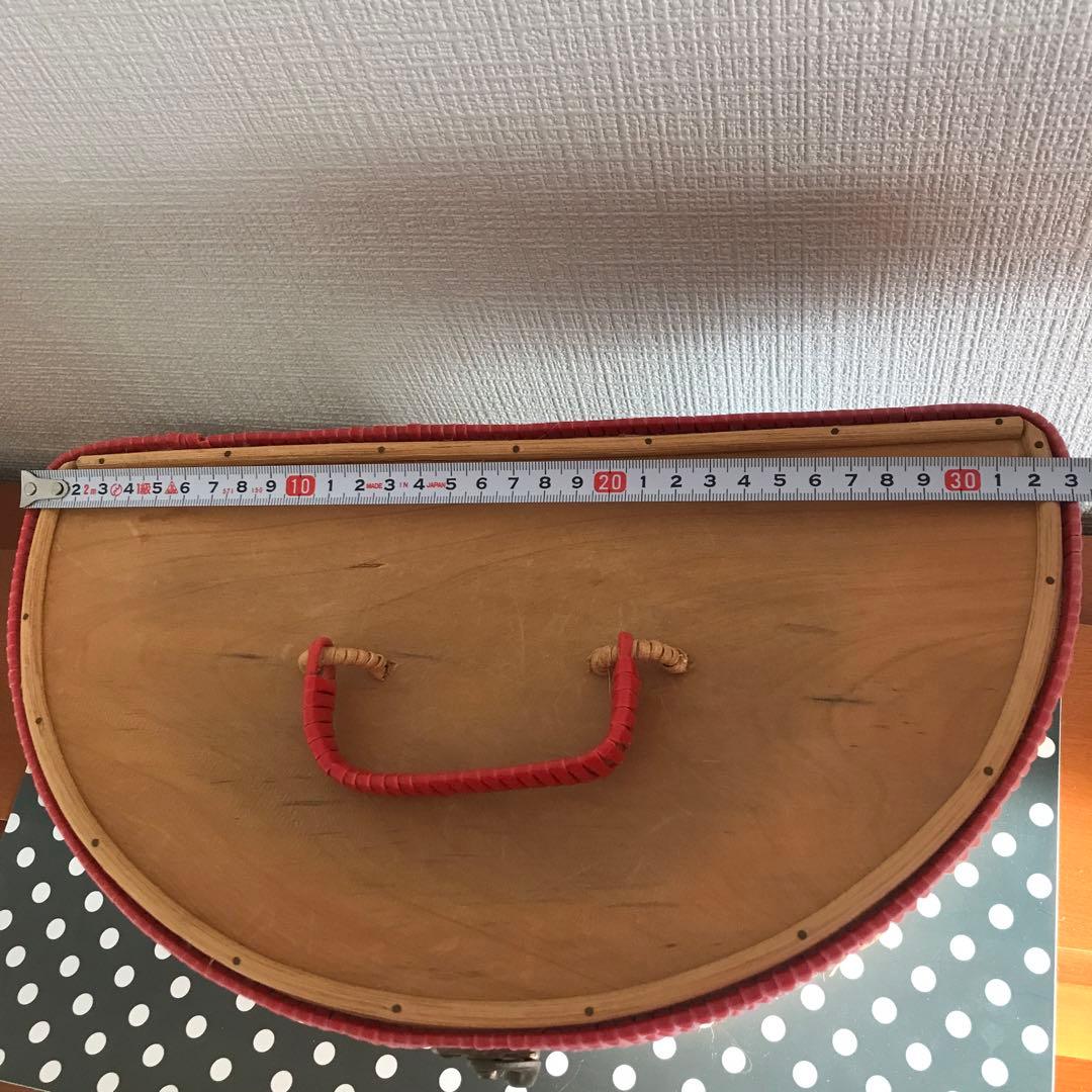 アンティーク　バスケット　かご　大小2個セット