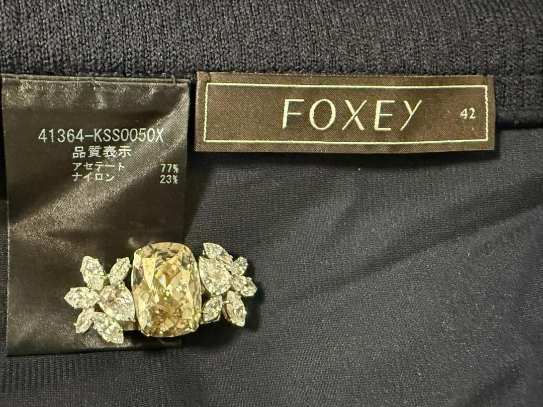 未使用★FOXEY/フォクシー ニットスカート サーキュラーミニ 42