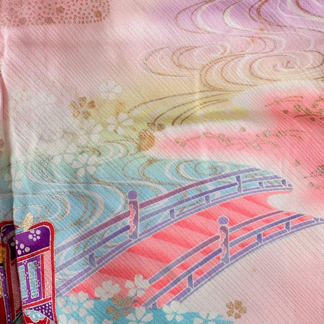 七五三 子供　着物　パステルカラー　３歳　５歳