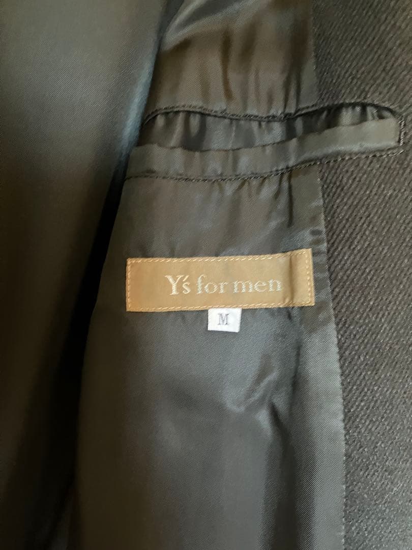 Y's for men ロングコート ブラック　フード