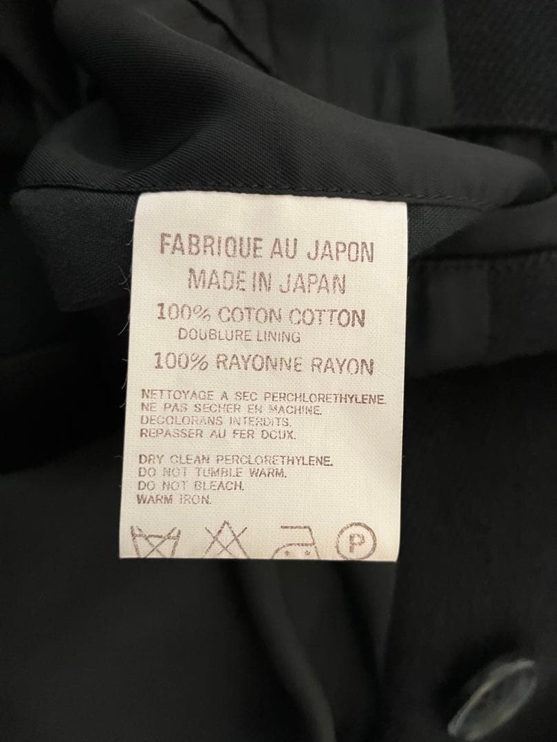 Y's for men ロングコート ブラック　フード