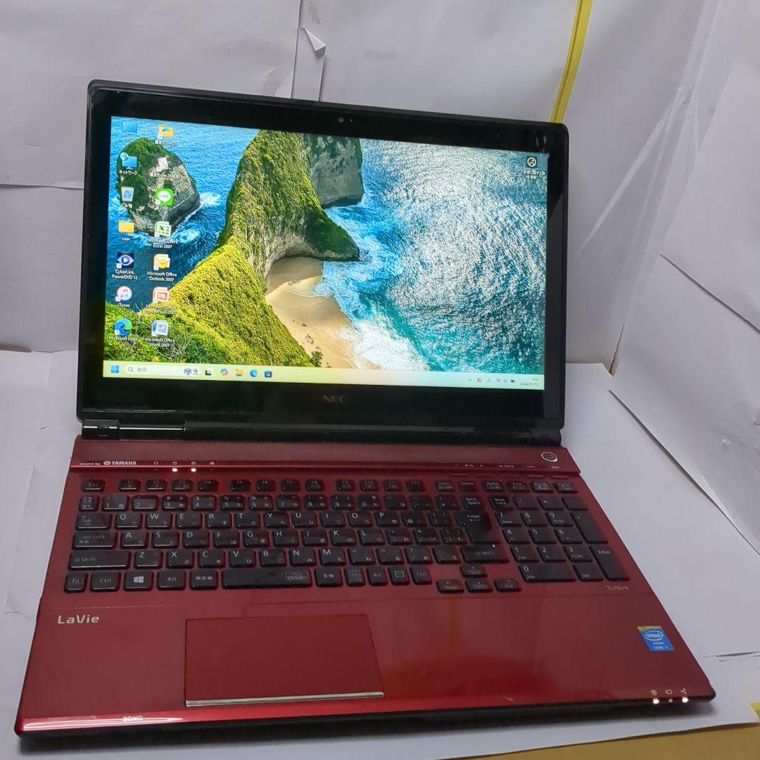 すぐ使えるWindows11ノートパソコン　i７、SSDで快適　初心者向け