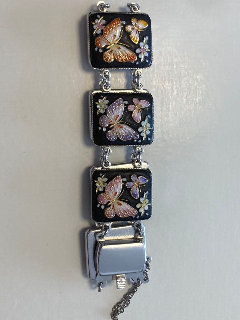 【希少】トシカネジュエリー　俊兼ジュエリー　蝶柄　ブレスレット　ヴィンテージ