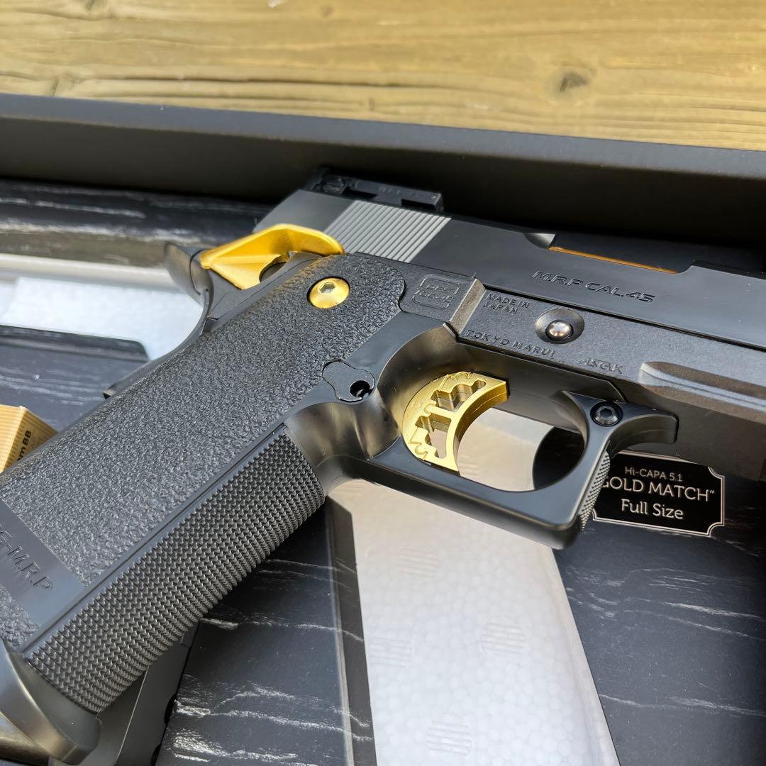 値下げ中【美品】東京マルイ ハイキャパ5.1 ゴールドマッチ ガスブローバック