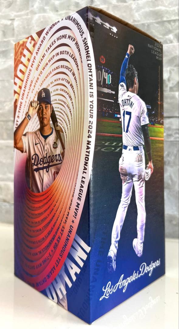★新品・未使用：世界に一つのレア逸品★大谷翔平2024MVPボブルヘッド表面粘土
