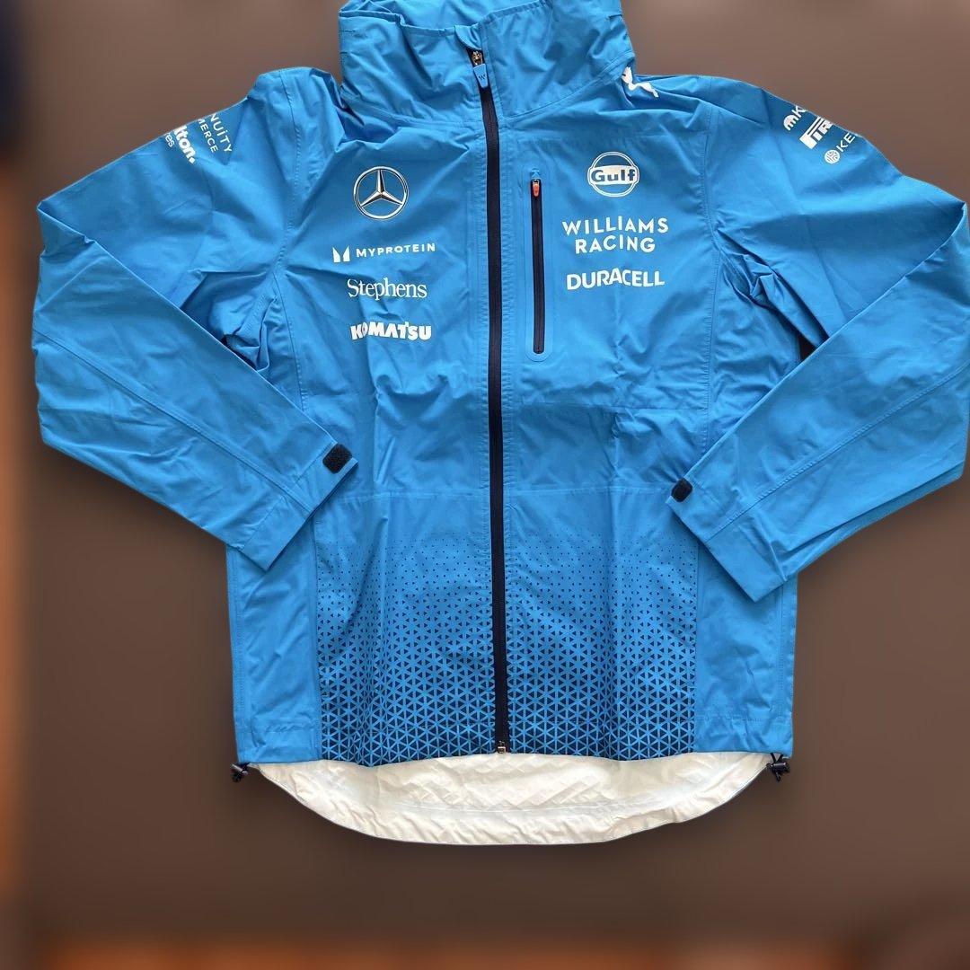 2024 ウイリアムズ　F1 チーム　スタッフ用レインジャケット　チーム支給品￼
