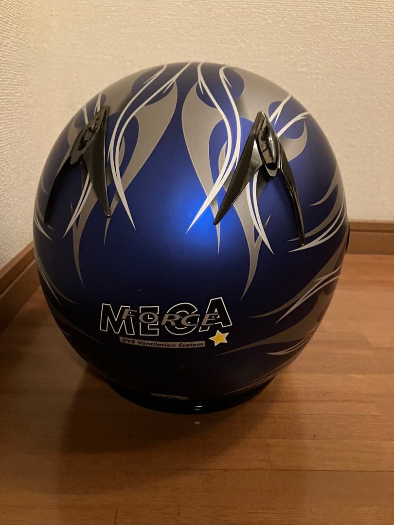 ZENITH ジェットヘルメット MEGA 青