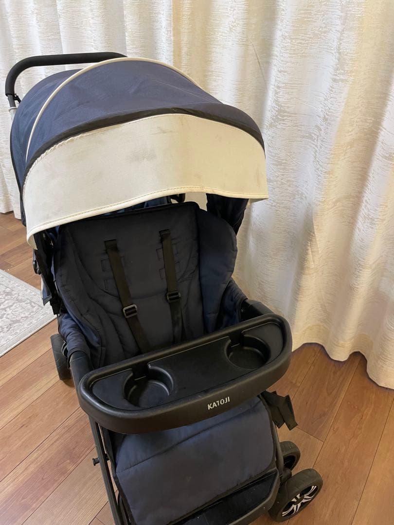 カトージ 二人でゴー リアシート付き レインカバー付き ブランケット付き