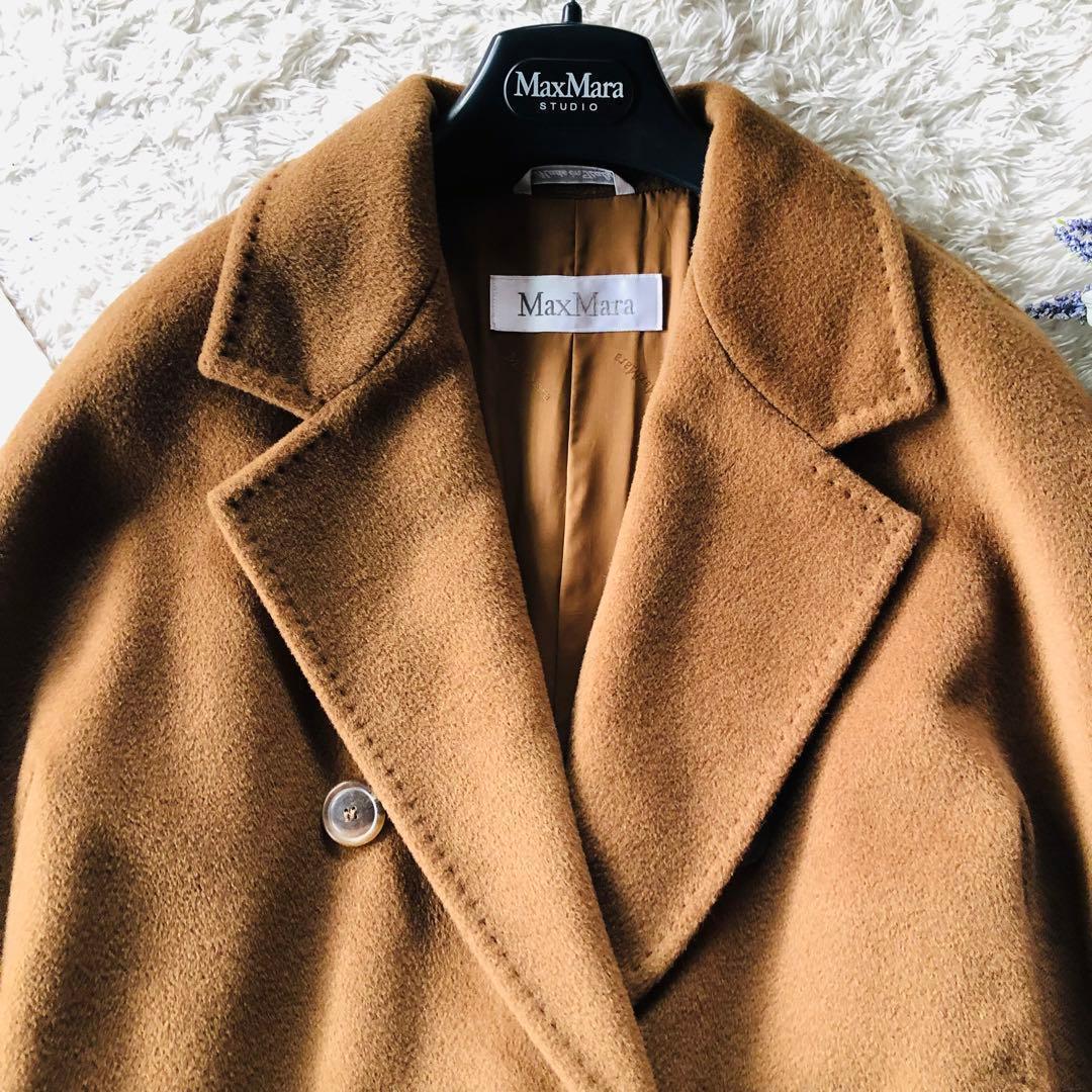 極美品✨マックスマーラ マダムアイコンコート 101801 キャメル 白タグ M
