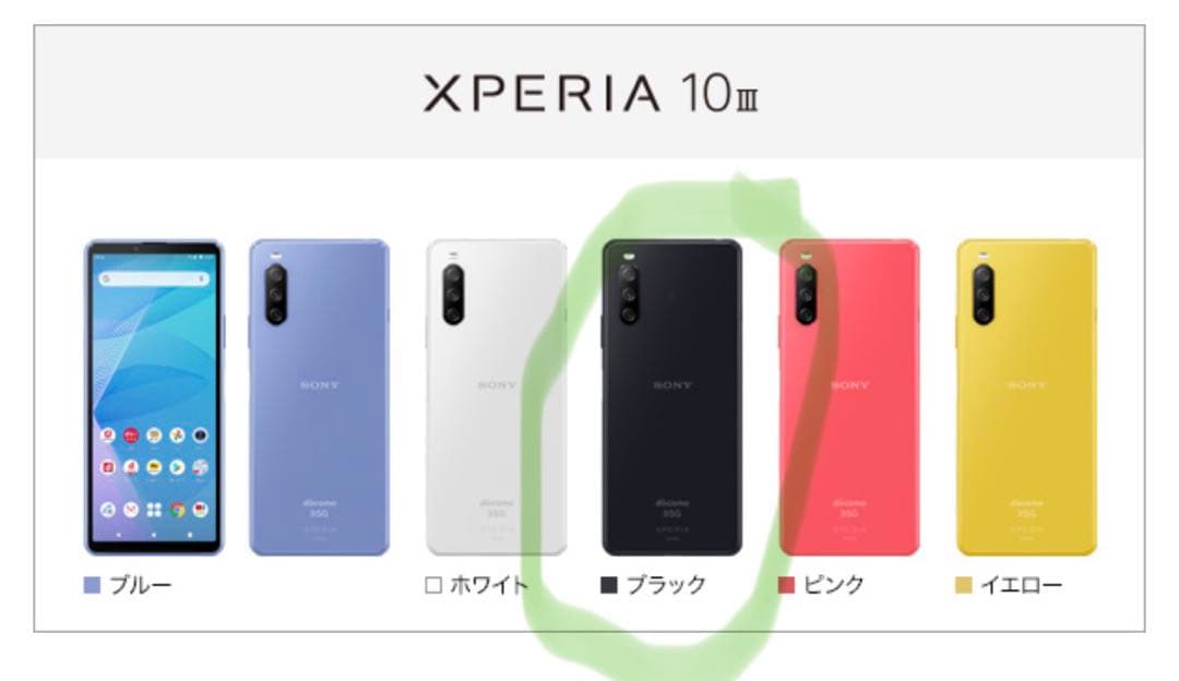 docomo版　SO-52B Xperia 10 III エクスペリア