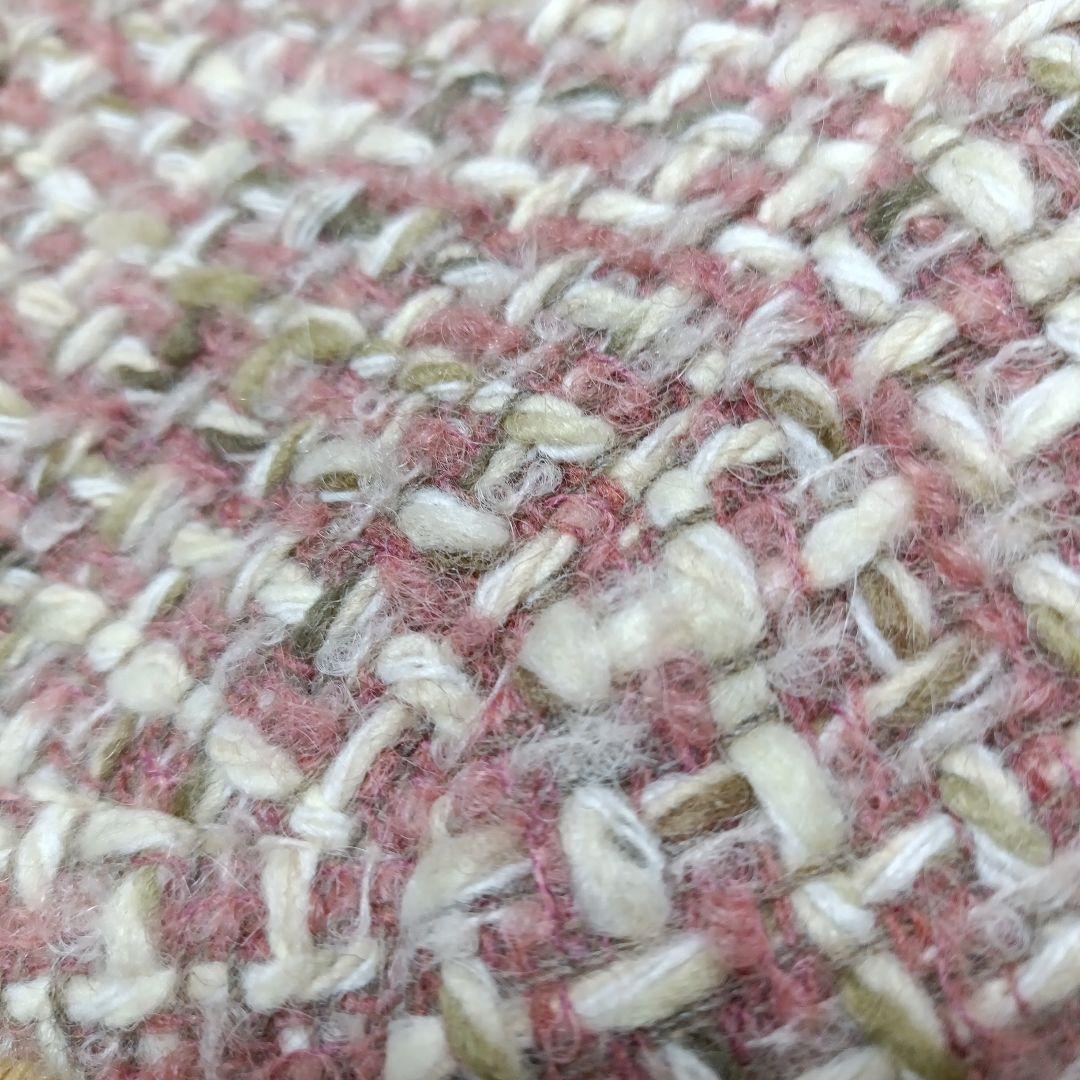 値下げ⤵Max＆co アルパカモヘア混 ツイードロングコートSize38美た品