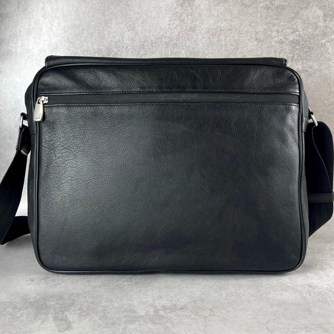 極美品 ダンヒル メッセンジャーバッグ ショルダーバッグ クロスボディ レザー