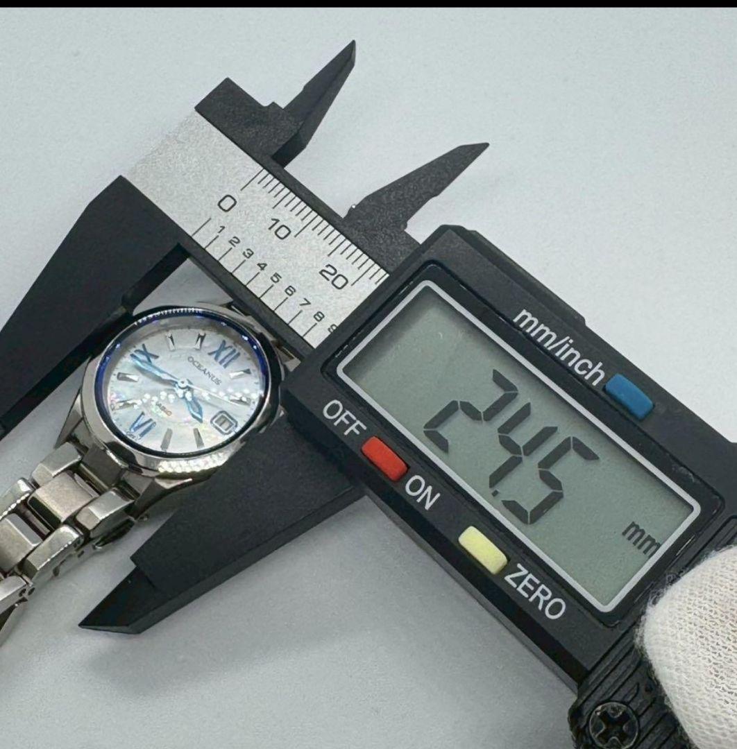 す*こ様 超美品OCEANUS OCW-70PJ-7AJF ブルー 電波ソーラー