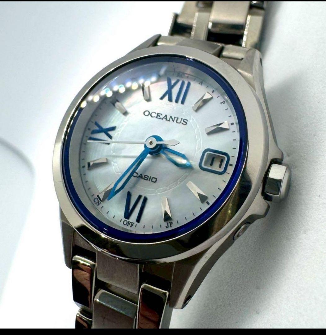 す*こ様 超美品OCEANUS OCW-70PJ-7AJF ブルー 電波ソーラー