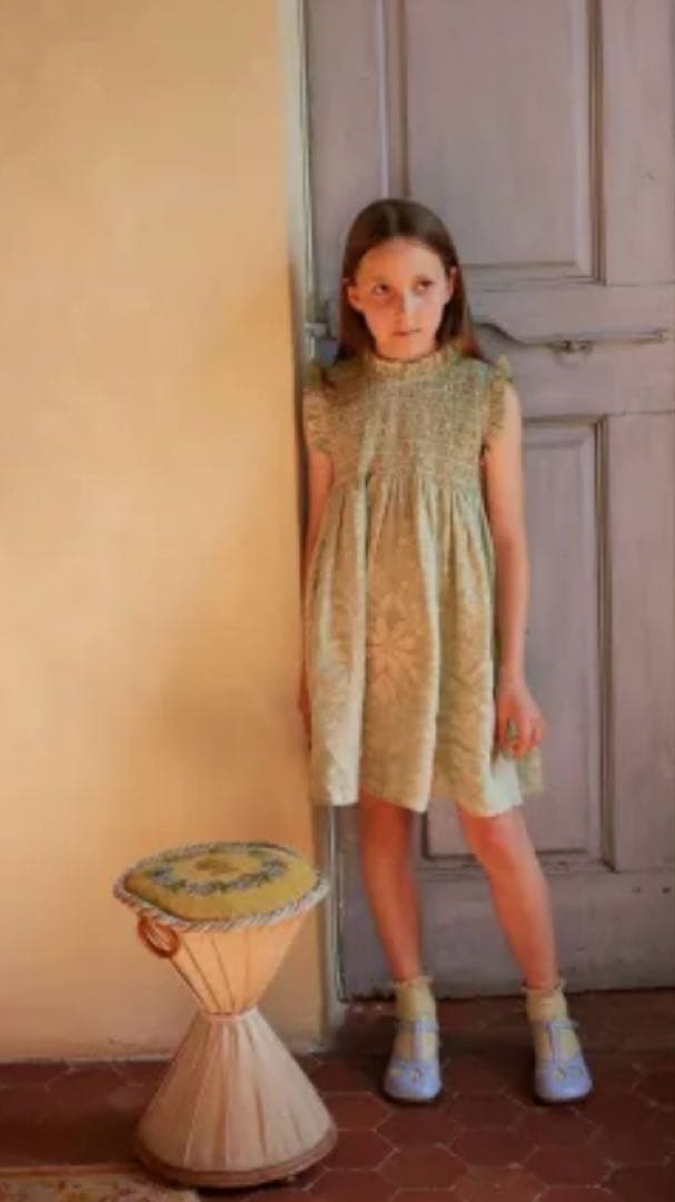 apolina 未使用MIA SMOCK DRESS 7-9y