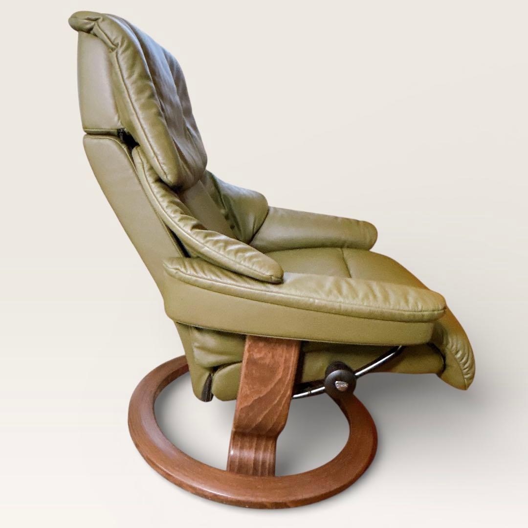 【1/2】2024年12月製 ストレスレス レノ Mサイズ 本体（オットマン別売