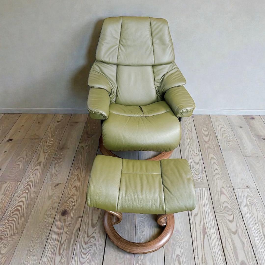 【1/2】2024年12月製 ストレスレス レノ Mサイズ 本体（オットマン別売