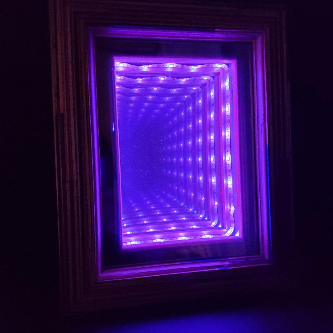 skateboard scrap LED アートフレーム