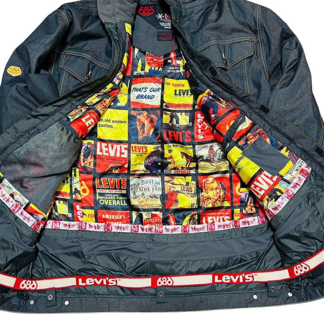 希少品！ リーバイス×686 ジャケット スノーボード ウェア コラボ 美品！