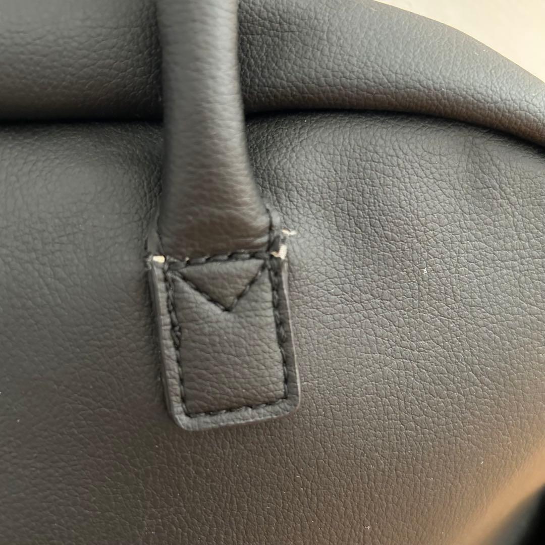 Aww ボストンバッグ サボテンヴィーガンレザー ブラック 30L