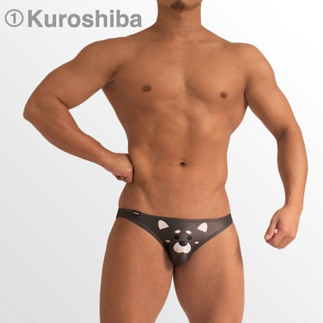 EGDE エッジ　ANIMAL FACE ビキニ　ローライズ　アニマル　M