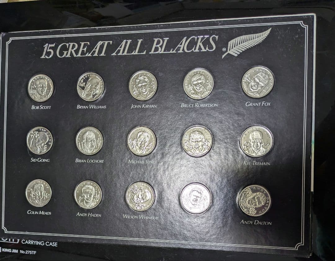 オールブラックス　歴代キャプテン　記念メダル