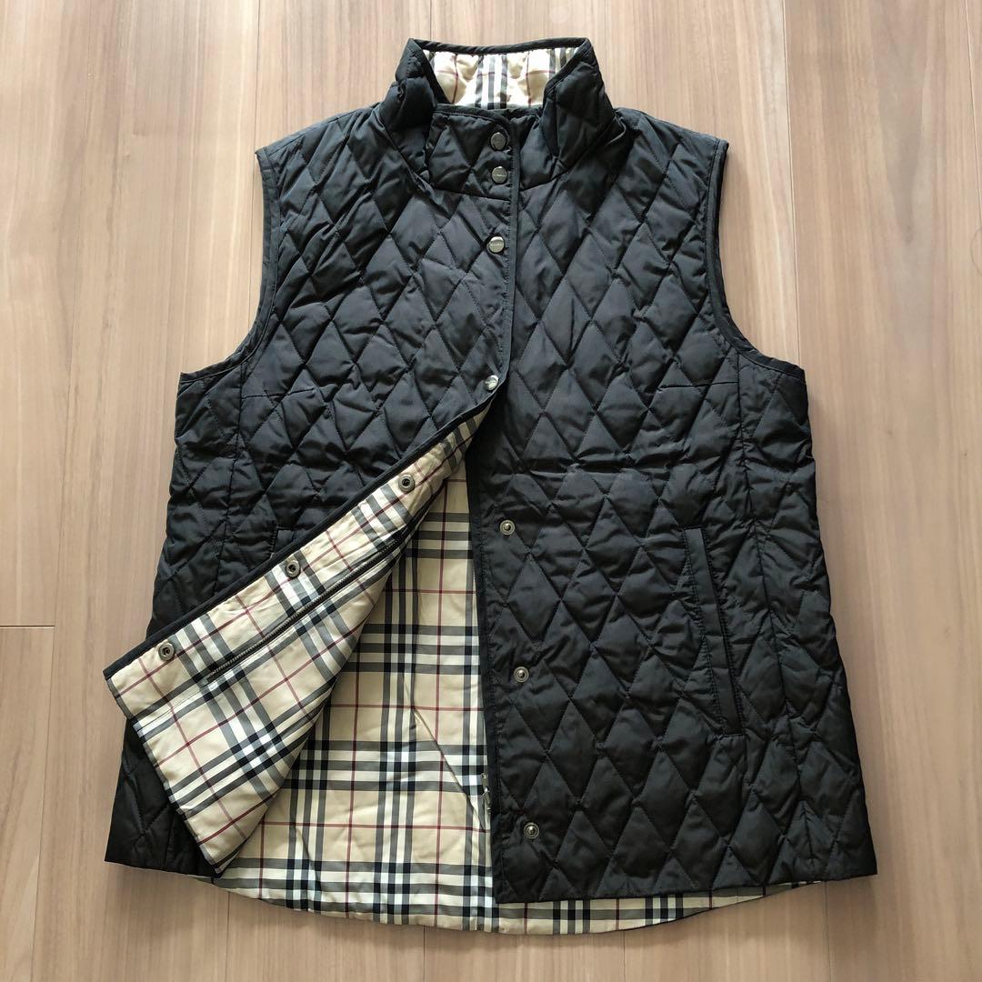 BURBERRY LONDON バーバリーロンドン ダウンベスト ブラック