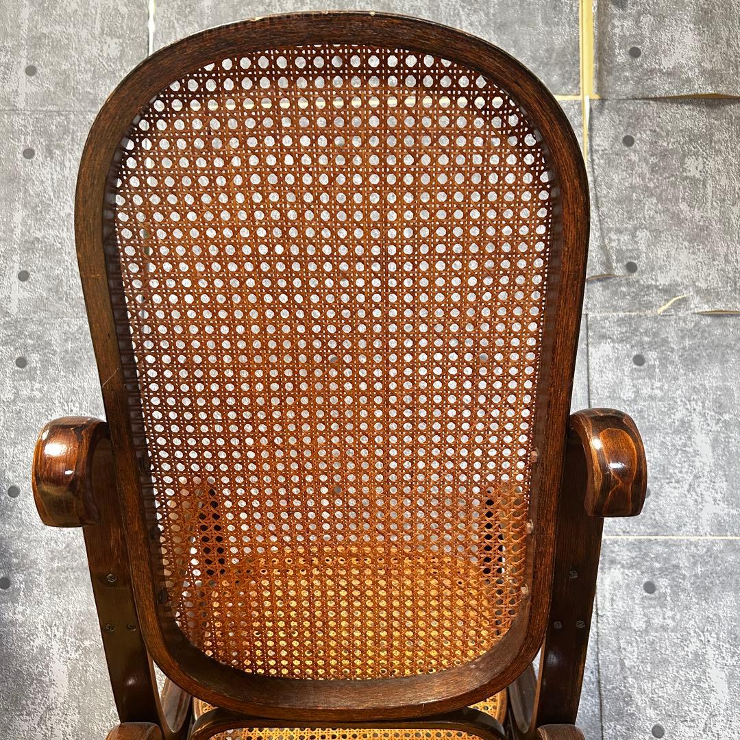 ꧁籐家具꧂ベントウッドロッキングチェア ケインバック ラタン 曲木 揺り 揺れ