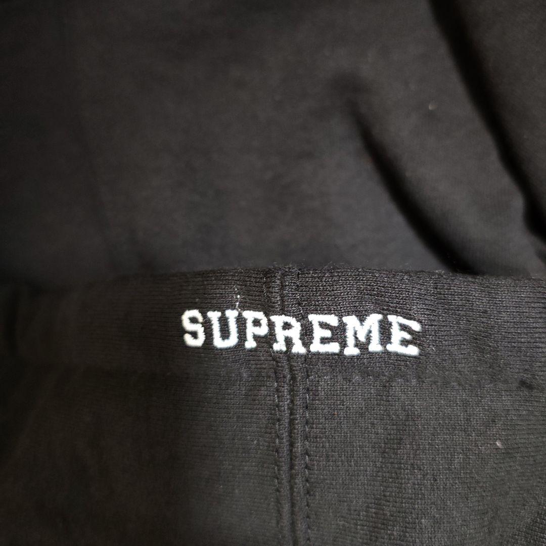 supremeSロゴジップパーカー