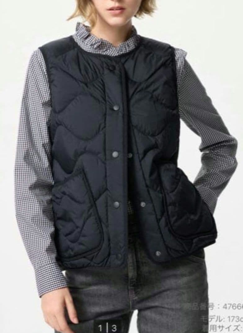 再出品COMPTOIR DES COTONNIERSウルトラライトダウンベスト