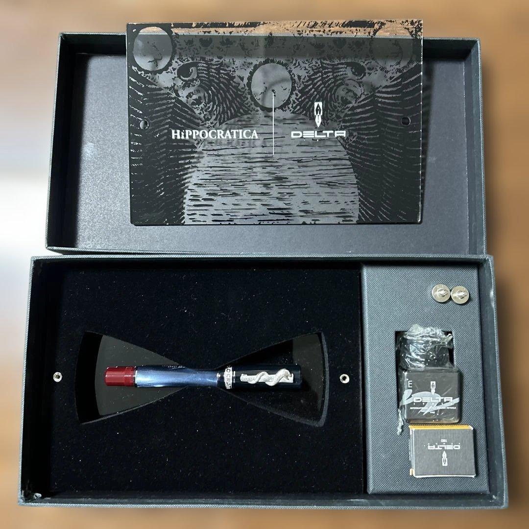 【値下げ】新品 未使用　希少　デルタ万年筆 ヒポクラティカ 万年筆　ニブM